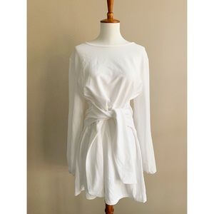 Long sleeve tie front dress. included in 2 for $25